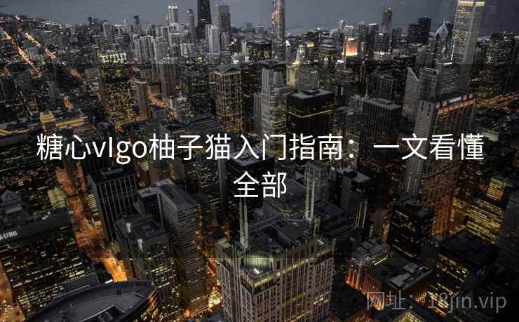 糖心vIgo柚子猫入门指南：一文看懂全部