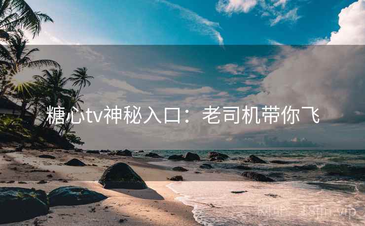 糖心tv神秘入口：老司机带你飞
