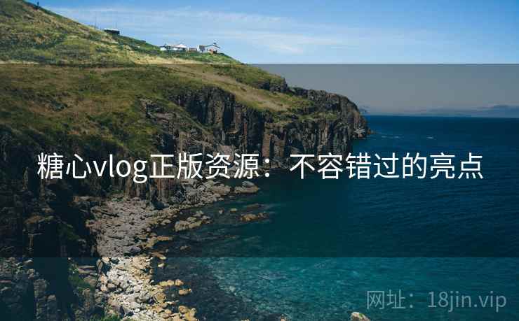 糖心vlog正版资源：不容错过的亮点