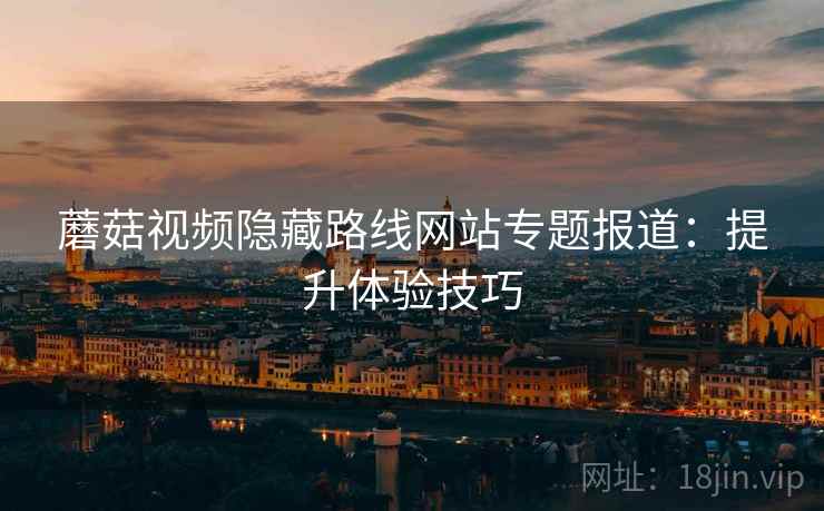 蘑菇视频隐藏路线网站专题报道:提升体验技巧